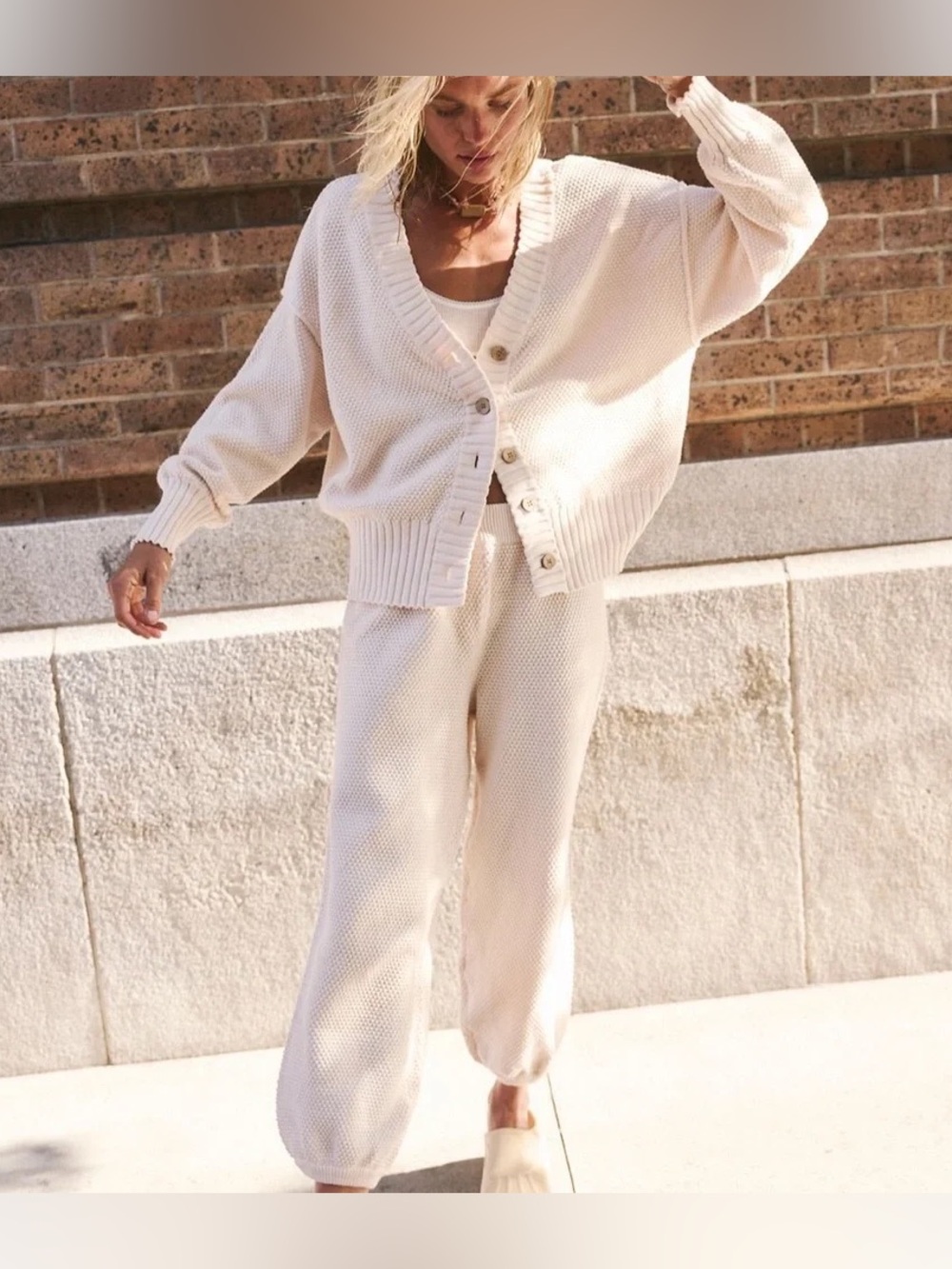 Free People Hailee Cardi Set